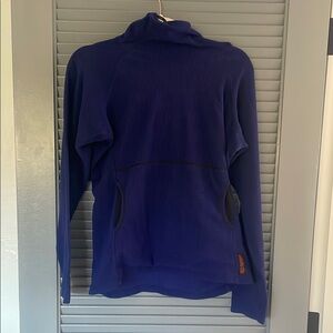 Melanzana Textured Royal Blue Hoodie